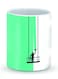 Premium Paint Hanger Designer Mug White/Green/Black