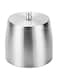 Rubik Ashtray with Lid for Cigarette, Covered Windproof Stainless Steel Ash Tray for Indoor Outdoor Patio Home Office Living Room Hotel (Silver, Small)