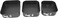 Springform Cake Pan Set of 3 &ndash; Non-Stick Leakproof Square Baking Pans with Removable Bottom, Durable Carbon Steel Cheesecake Bakeware