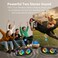 JYX D16 Portable Bluetooth Speakers, 40W Large Bluetooth Boombox Speaker, Loud Speaker with Deep Bass, Outdoor Wireless Speaker with Disco Lights for Party, Bluetooth 5.3, IP65 Waterproof, TWS