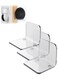 3PCS Acrylic Mini Wall Shelves &acirc;&euro;&ldquo; No Drill Adhesive Mount for Security Cameras, Webcam &amp; Baby Monitor
