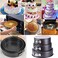 Springform Cake Pans Set of 3 &ndash; Non-Stick Round Baking Pans for Cheesecake &amp; Desserts