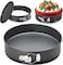 Springform Cake Pans Set of 3 &ndash; Non-Stick Round Baking Pans for Cheesecake &amp; Desserts