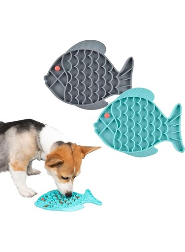 Excefore Slow Feeder Dog Bowl Anti Gulping Healthy Eating Interactive Bloat Stop Fun Alternative Non Slip Slow Eating Dog Bowls Puzzle Interactive Bloat Stop Pet Puppy Dog Cat Food Bowl
