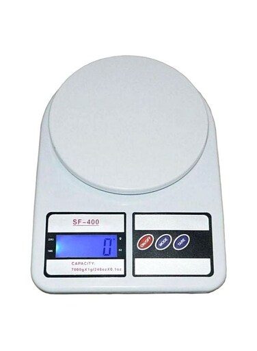 Kitchen Scale White/Blue