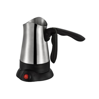 Electric Turkish Coffee Maker - Stainless Steel Portable Pot with Foldable Handle &amp; Power Switch