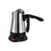 Electric Turkish Coffee Maker - Stainless Steel Portable Pot with Foldable Handle &amp; Power Switch