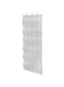 SKEIDO 24 Pockets PVC Anti-dust Shoe Rack Folding Waterproof Shoes Storage Organizer Hanging Zapatero