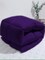 MAXQON Mattress Topper 10CM Thickness Quilted Microfiber 900gsm, Color Purple, King Size 180x200cm