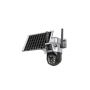 Solar Powered 4G PTZ Security Camera with Night Vision, PIR Detection and Two-Way Audio