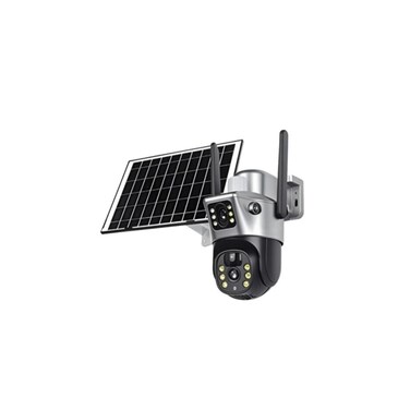 Solar Powered 4G PTZ Security Camera with Night Vision, PIR Detection and Two-Way Audio