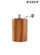 Hand-Crank Wooden Spice Grinder, Premium Kitchen Tool for Ground Peppercorns, Sea Salt, and Spices, Traditional Design, Ideal for Enhancing Culinary Flavors and Cooking Experience