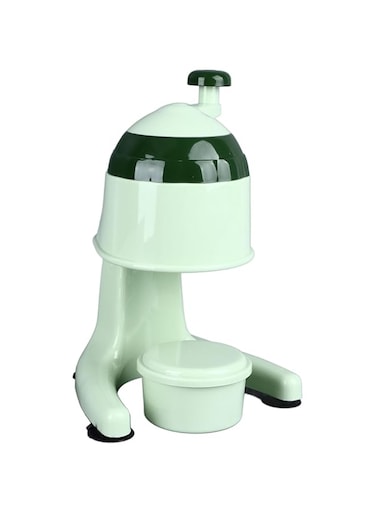 Luqeeg Hand Crank Ice Shaver, Manual Shaved Ice Machine, Portable Manual Ice Crusher Small Snow Cone Maker with Ice Cube Shaping Tool for Home Kitchen Camping Bar Restaurant