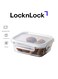 Tempered Glass Rectangle 640ml &acirc;&euro;&ldquo; Airtight Food Container with 4-Side Locking Lid, Microwave, Freezer &amp; Dishwasher Safe