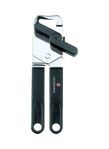 Stainless Steel Universal Can Opener Black/Silver 18cm