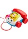 Fisher-Price Toddler Pull Toy Chatter Telephone Pretend Phone with Rotary Dial and Wheels for Walking Play Ages 1+ years​
