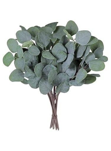 ChicAbode 10 Pcs Artificial Eucalyptus Stems, Simulate Leaves Stems, Artificial Silver Dollar Eucalyptus Leaves Plants, Flower Floral Arrangement, Decor for Home, Office, Wedding, Banquet