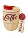 Coffee Cup, 320ml/11oz with Straw, Insulated Travel Mug for Kitchen, Office, Student, Sports (WHITE)
