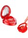 nalaina Strawberry Slicer Egg Divider Kitchen Gadget Fruit Slicer for Salad, Berry, Strawberry, Cake Decoration, Jam Making (Red)