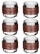 Transparent Black 150Ml High Borosilicate Glass Coffee Cups &acirc;&euro;&ldquo; Wooden Ring Heat-Resistant Design Drinking Glasses For Coffee &amp; Beverage