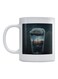 City Under The Glass Printed Mug White/Blue/Grey
