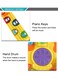 The Toys Home Kids Musical Guitar Toy &ndash; Light-Up B/O Plastic Acoustic Guitar with Music &amp; Drum Sounds Early Educational Instrument for Toddlers &amp; Preschoolers