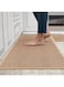 Goohomeey Kitchen Rugs and Mats, 2pcs Non-Skid Natural Rubber Woven Mats for Floor Runner Rugs Set for Kitchen Floor Front of Sink, Hallway, Laundry Room 17"x30"+17"x47" (Eco-friendly material)