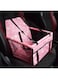 PETPASS Pet Booster Car Seat Dog Car Seat Carrier Puppy Car Seat Upgrade Perfect for Small and Medium Pets - Pink