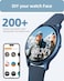 Smart Watch(Answer/Make Calls), Smartwatch for Women Men IP68 Waterproof, 100+ Sport Modes Fitness Activity Tracker, Heart Rate/Sleep/Steps Monitor, Fitness Watch for Android iPhone, Blue