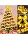 Yoawllty 2Pcs Christmas Ribbon Lights, Christmas Tree Ribbon Lights 19.6ft 60 Lights Warm White Double Layer Ribbon Fairy Lights for Christmas Party Garden Indoor Outdoor Decors