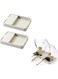 2-Pack Spoon Rest with Drip Pad - Utensil Holder for Kitchen (Beige)