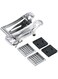 Dubai Gallery Hand Pressure French Fries Cutter Silver/Black