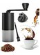 Coffee Grinder, Manual Small Conical Burr Coffee Grinder, Ceramic Grinder, Portable Coffee Grinder For Home, Office, Travel And Camping, Hand Crank Coffee Grinder, Ideal For Home