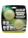 SPORTSPET Football Bounce Natural Rubber Dog Balls - Ultimate Glow in the Dark Dog Ball - Floating Throw and Fetch Toy Ball for Dogs - Pack of 2 (64mm)
