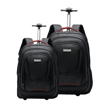 STARGOLD  Unisex Water Resistant Rolling Trolley Backpack With Adjustable Strap For School College Office Business And Travel 18 Inches