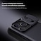 Case for Iphone 17 Pro 2025, CamShield case Protective Cover with Camera Protector Hard PC Ultra Thin Anti-Scratch Phone Black Case For Iphone 17 Pro Black

