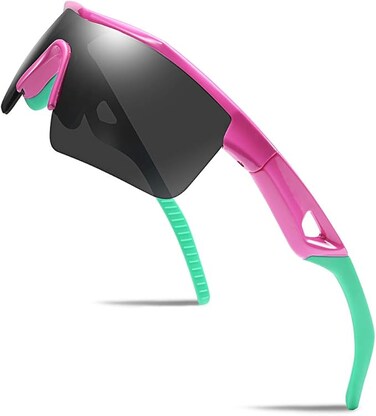 FEISEDY Kids Teens Baseball Polarized Sunglasses TR90 Frame Sports Cycling Boys Girls B2454