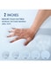 Galaxy Design Cool Tech Memory Foam (Visco) Mattress Topper Height Of 5 Cm With Removable Knitted Fabric Cover (Double - 140 X 190cm)