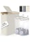 LTLCLZ 150L Large Laundry Basket with 2 Removable Inner Bags, Clothes Hampers for Laundry, Dirty Clothes Hamper, Foldable &amp; Space Saving (White)