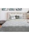 MANTIS 100% Cotton Jacquard Duvet Cover Set Full/Queen Size 200x200cm &acirc;&euro;&ldquo; Weatherby Waffer Boho Chic Bedding with Grid Embroidery &amp; 2 Pillow Shams, Soft Washed Cotton Comforter Cover Set