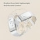 WHOOP 5.0 Life/MG  Luxe Tapered Leather Replacement Band Compatible Fitness Tracker &ndash; Durable &amp; Comfortable   Not for Whoop Gen 12