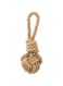 Trixie BE NORDIC Playing Rope with Woven-in Ball Dog Toy - BROWN/7X20CM