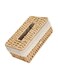 TASTE Handwoven Tissue Case - Elegant Tissue Box Cover And Napkin Holder - Tissue Holder For Home, Living Room, Bedroom, Car - Table Decoration - Premium Quality Tissue Box Cover (Beige)