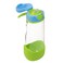 Sport Spout Drink Bottle for Kids   Easy-Flow Silicone Spout   Leakproof Push Button Lid   Ergonomic Triangle Grip   BPA-Free Tritan&acirc;&bdquo;&cent; Water Bottle   15.2 fl oz   600ml-Ocean Breeze