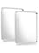 E-Far Baking Sheet Set of 2, Large 26 x 20 x 2.5cm Baking Pan Tray, Stainless Steel Cookie Sheet for Oven Roasting Grilling Cooking, Non Toxic &amp; Mirror Finish, Dishwasher Safe
