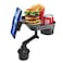 Tradeo Universal Car Cup Holder Expander Tray with Adjustable Phone Mount