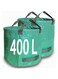 Singwow Garden Waste Bags 400L x 2 Heavy Duty Garden Bags, Reusable Garden Sacks with Handles, Ideal for Collecting Garden Waste, Plant waste grass and Leaves (400L)