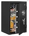 Rubik Fireproof Safe Box with Digital Keypad and Key Lock for Home Office Protect Money Jewelry A4 Documents Passport RBFP66 (Size 66x43x35cm) Black