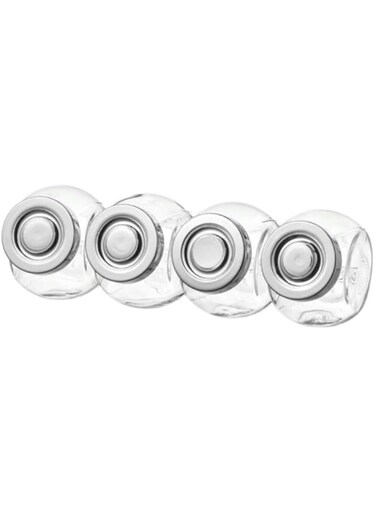 Spice Jar, Glass/Aluminium-Colour15 Cl
