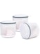 3 Pack Mesh Laundry Bags, Mesh Bra Bags with Hanging Loop, 6 x 7 Inches Reuse Washing Machine Bag for Delicates Blouse, Hosiery, Underwear, Bra, Lingerie Baby Clothes